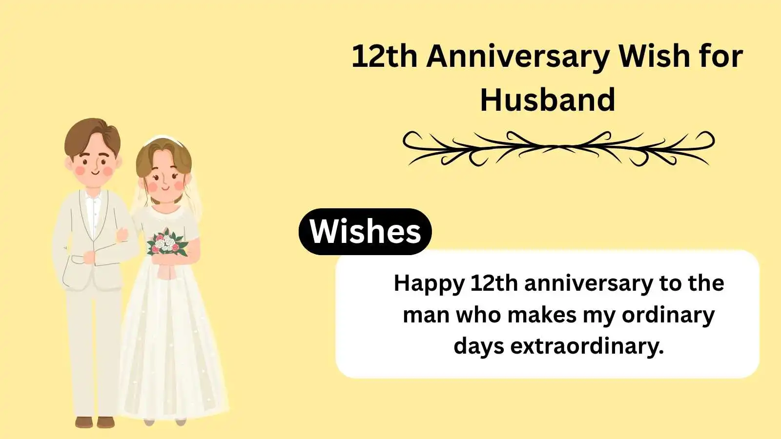 You are currently viewing 12th Anniversary Wish for Husband: Heartfelt & Fun Messages to Make His Day in 2025