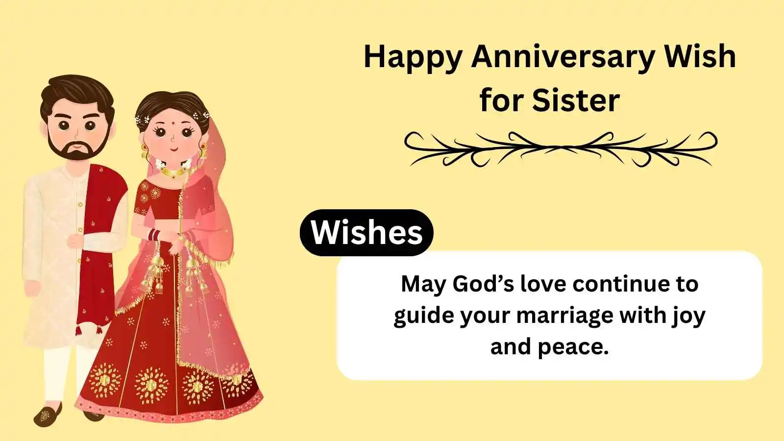 You are currently viewing 650+Happy Anniversary Wish for Sister: Heartfelt Messages to Celebrate Love for 2025