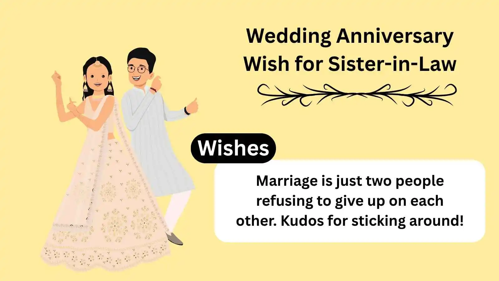 You are currently viewing Top 350+Wedding Anniversary Wish for Sister-in-Law: Heartfelt & Fun Messages for 2025