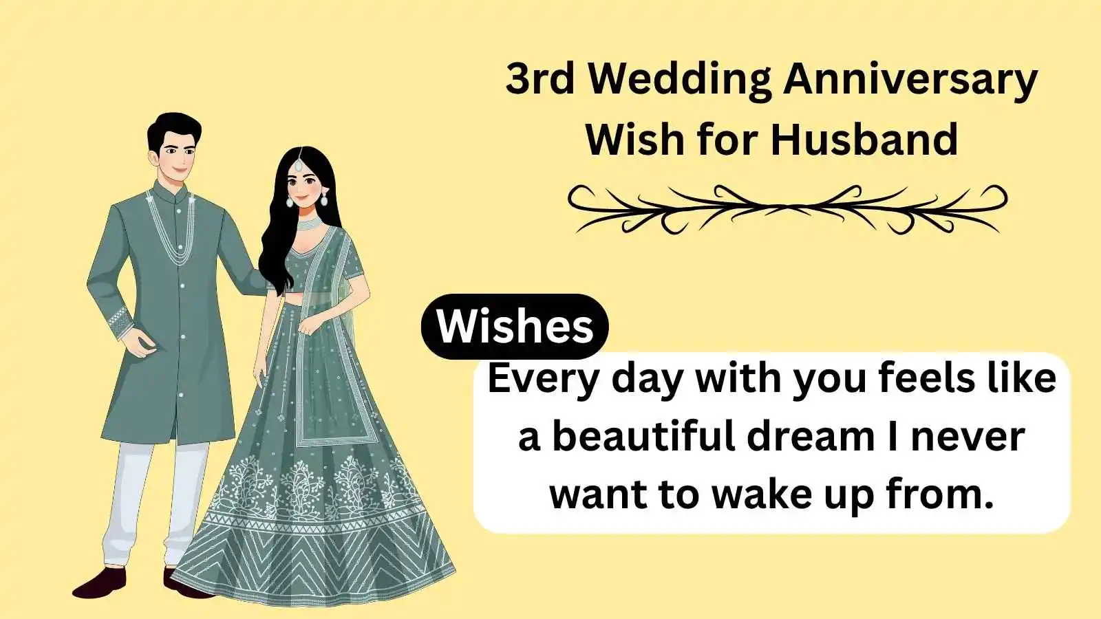 You are currently viewing 3rd Wedding Anniversary Wish for Husband: Heartfelt & Fun Messages in 2025
