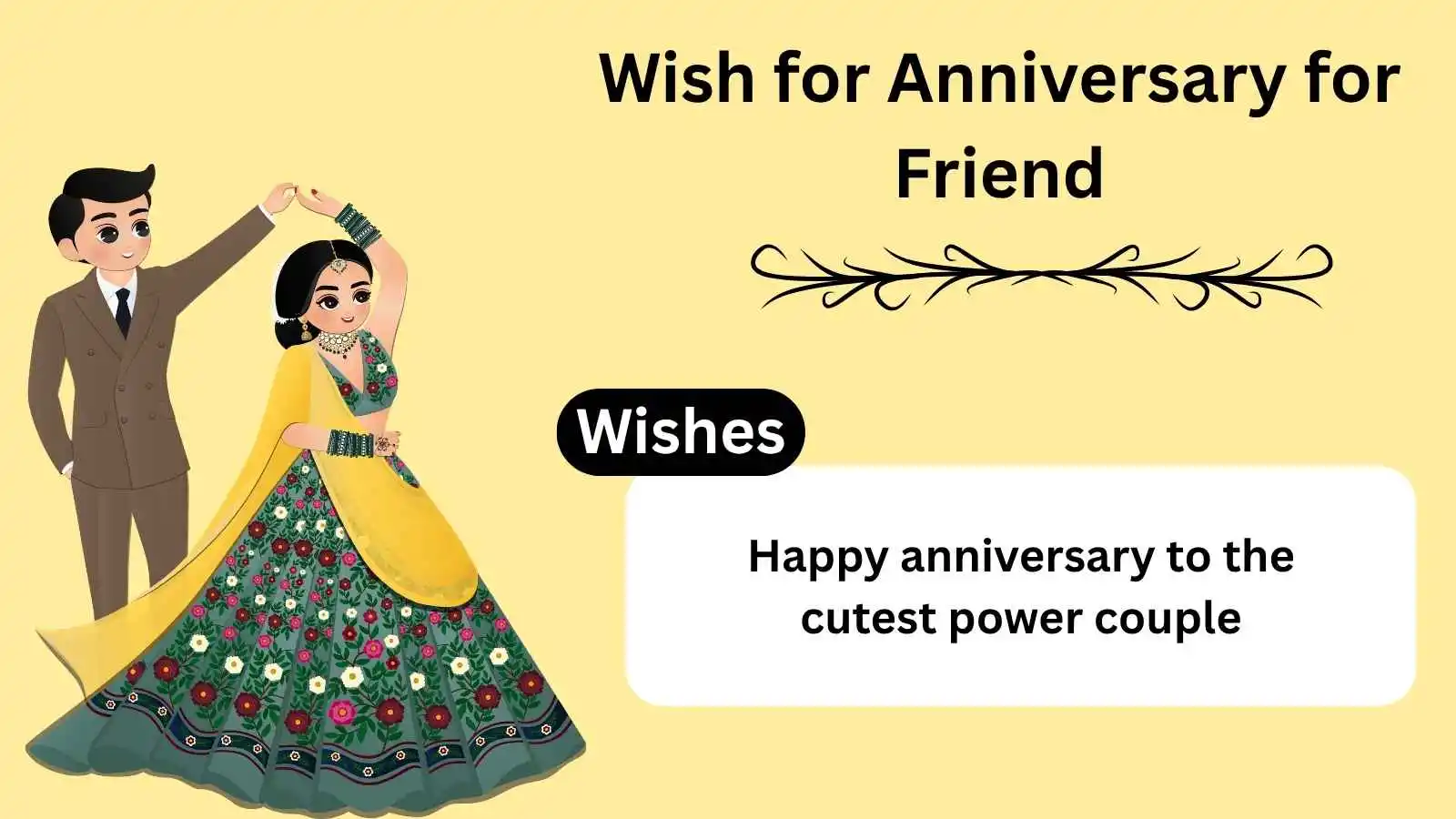 Read more about the article Best 500+Wish for Anniversary for Friend in 2025