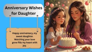 Read more about the article Best +300 Anniversary Wishes for Daughter for 2025