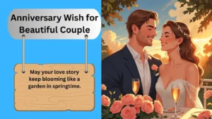Read more about the article Best 300+ Anniversary Wish for Beautiful Couple for 2025