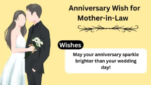 Read more about the article Best 200+ Anniversary Wish for Mother-in-Law for 2025